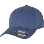 Flexfit 6-Panel-Mütze aus gekämmter Wolle 6277 Chinablau