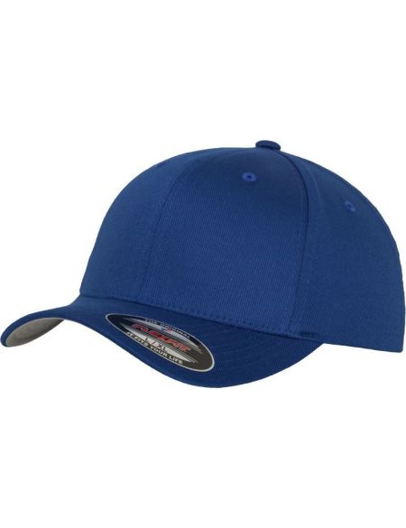 Flexfit 6277 königliche 6-Panel-Kappe aus gekämmter Wolle