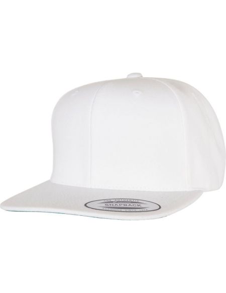 Kappe 6 Panels Snapback Flexfit 6089M weiß