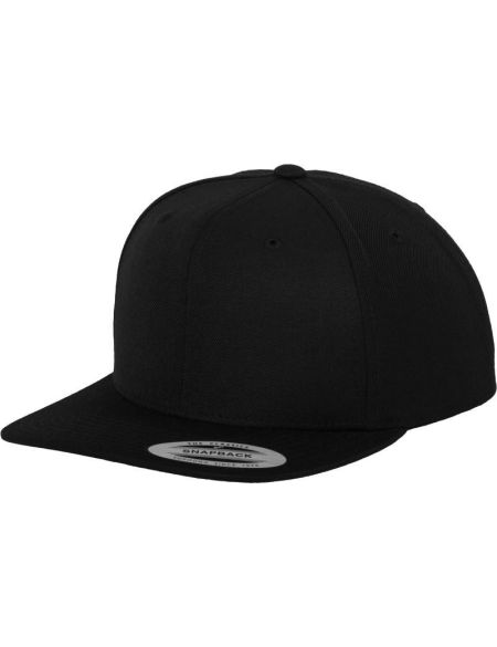 Kappe 6 Panels Snapback Flexfit 6089M schwarz
