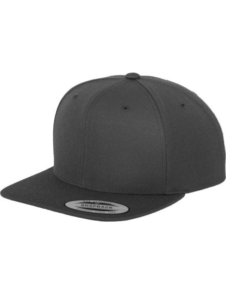 Kappe 6 Panels Snapback Flexfit 6089M dunkelgrau