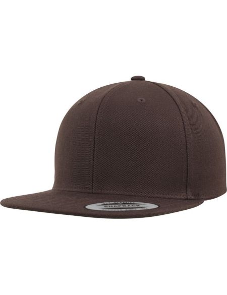 Kappe 6 Panels Snapback Flexfit 6089M braun