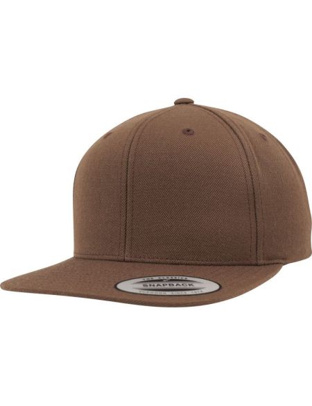 Kappe 6 Panels Snapback Flexfit 6089M braun