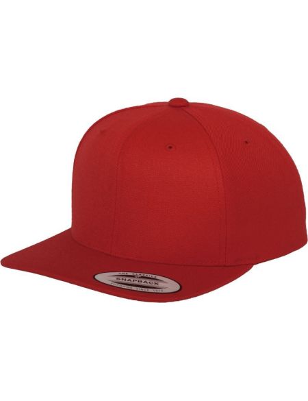 Kappe 6 Panels Snapback Flexfit 6089M rot
