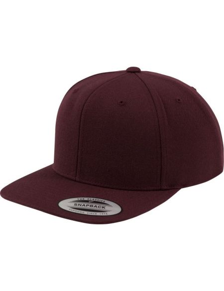 Kappe 6 Panels Snapback Flexfit 6089M kastanienbraun/kastanienbraun