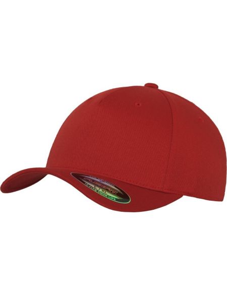 Kappe 5 Panels Flexfit 6560 rot