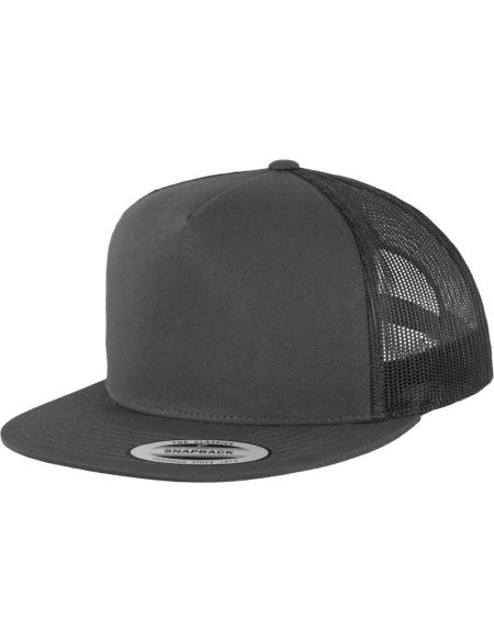 5-Panel-Kappe Trucker Flexfit 6006 anthrazit