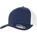 Flexfit 6 Panel Mesh Cap 6533/6533T marine/weiß