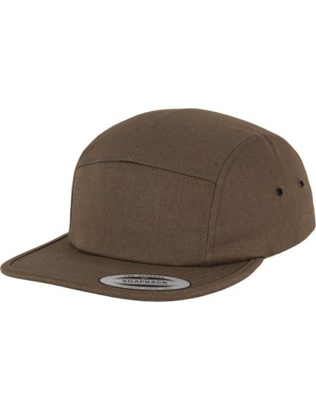 5-Panel-Kappe Classic Jockey Flexfit 7005 oliv