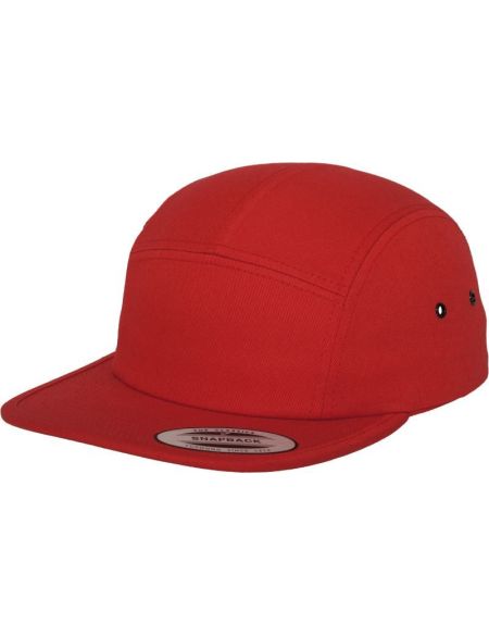 Kappe 5 Panels Classic Jockey Flexfit 7005 rot