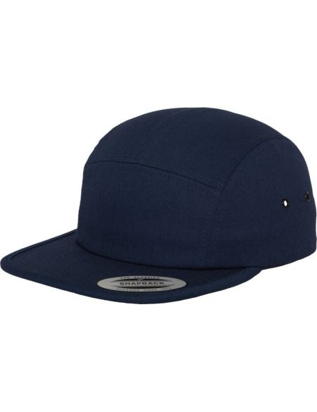 Kappe 5 Panels Classic Jockey Flexfit 7005 Marine