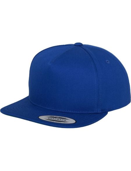 Kappe 5 Panels Snapback Flexfit 6007/6007T weiß