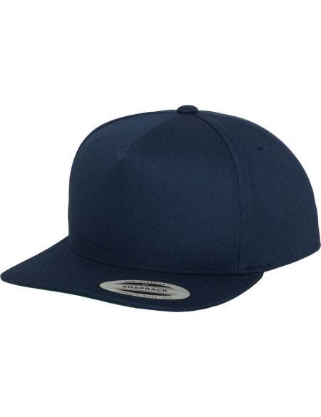 Kappe 5 Panel Snapback Flexfit 6007/6007T Marine