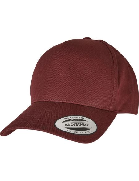 Kappe 5 Panels Snapback Flexfit 7707 Burgund