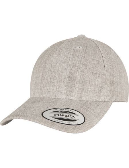 Kappe 5 Panels Snapback Flexfit 5789M grau meliert