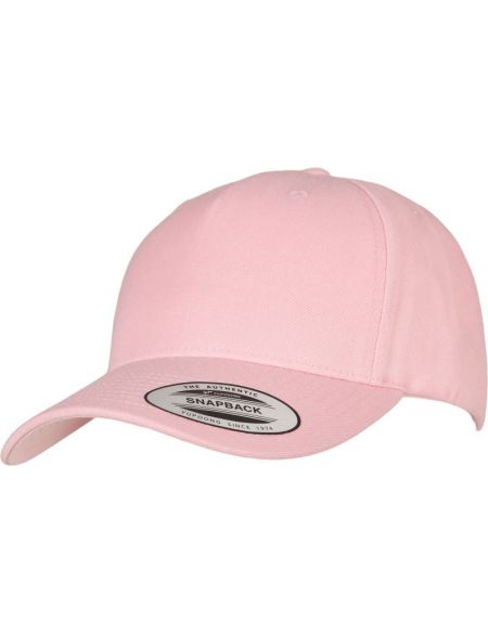 Kappe 5 Panels Snapback Flexfit 5789M Prisma Pink