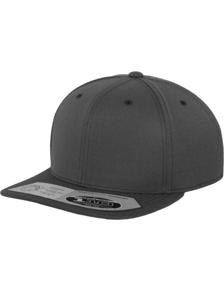 Cap 6 Panels Fitted Snapback Flexfit 110 dunkelgrau