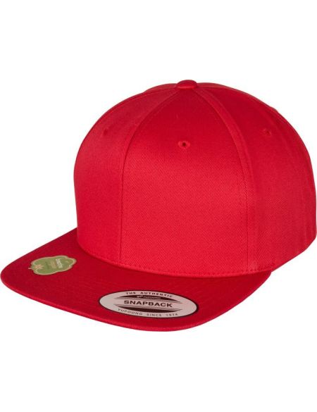 Kappe 6 Panels Snapback Bio-Kappe Flexfit 6089OC weiß