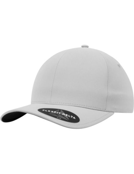 6-Panel-Kappe Delta Flexfit 180 weiß