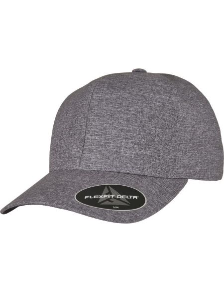 6-Panel-Kappe Delta Flexfit 180 blau meliert