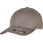 Flexfit 6277OC hellgraue 6-Panel-Kappe aus Bio-Baumwolle