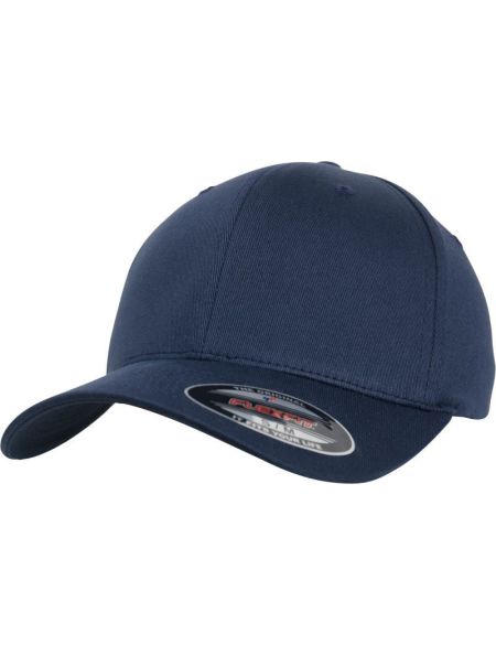 6-Panel-Cap aus Bio-Baumwolle Flexfit 6277OC Navy
