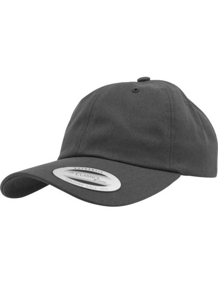 Flexfit 6-Panel-Kappe aus Baumwolltwill 6245CM dunkelgrau