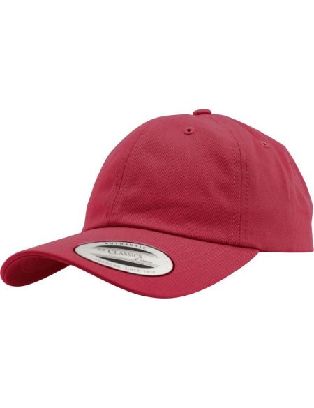 Flexfit 6-Panel-Kappe aus Baumwolltwill 6245CM Cranberry