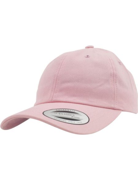 Flexfit 6-Panel-Kappe aus Baumwolltwill 6245CM rosa