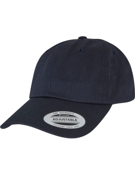 Flexfit 6-Panel-Kappe aus Baumwolltwill, 6245 cm, Dunkelblau