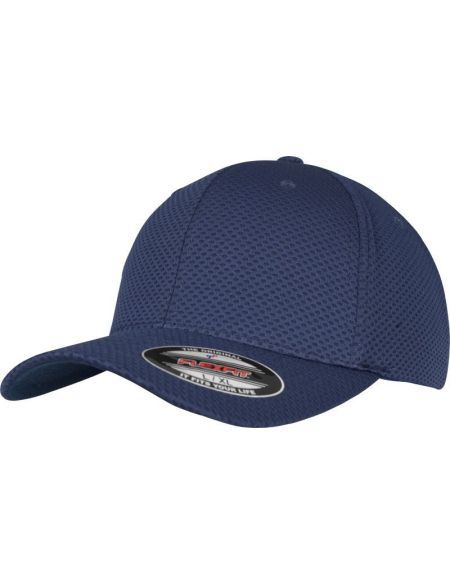 Kappe 6-Panel-Trikot 3D Hexagon Flexfit 6584 schwarz