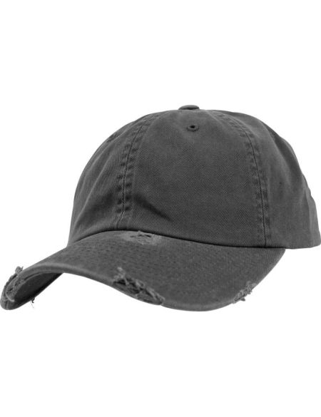 Hut 6 Panel Destroyed Flexfit 6245DC schwarz