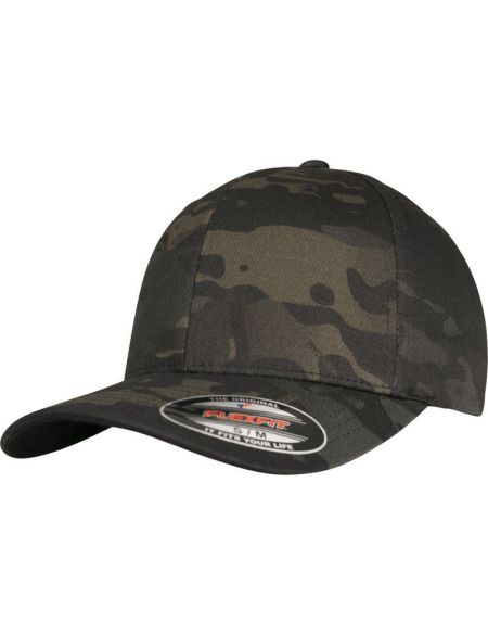 Kappe 6 Panel Multicam Flexfit 6277MC Multicam schwarz