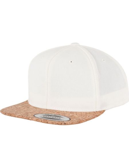 6-Panel-Kappe mit Korkschirm Flexfit 6089CO schwarz