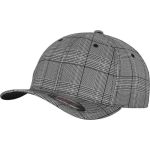 6-Panel-Kappe Glenček Flexfit 6196 schwarz/weiß