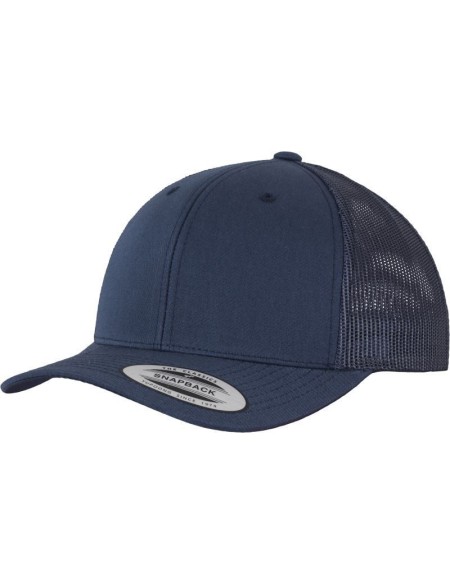 Kappe 6 Panel Kinder Vintage Trucker Flexfit 6606/6606T weiß