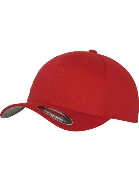 Flexfit 6-Panel Kindermütze aus gekämmter Wolle 6277 schwarz