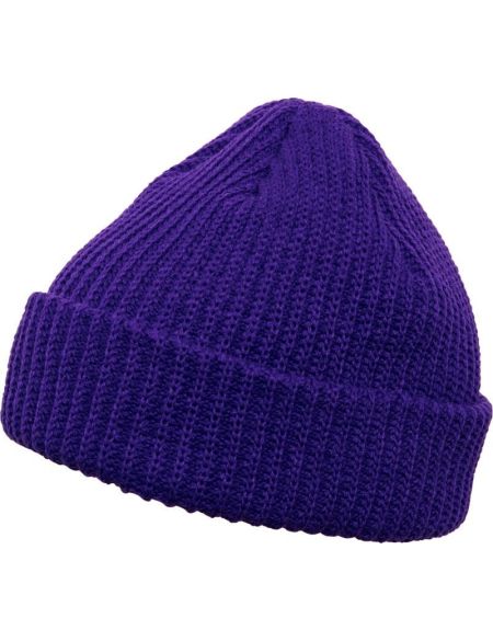 Rippstrickmütze Flexfit 1502RB schwarz