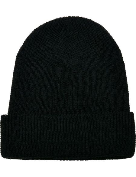 Beanie gestrickte Waffel Recycled Flexfit 1505RY schwarz
