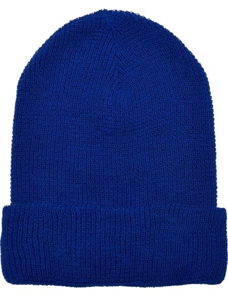 Beanie gestrickte Waffel Recycled Flexfit 1505RY Königsblau