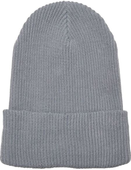 Strickmütze Recycled Flexfit 1504RY grau