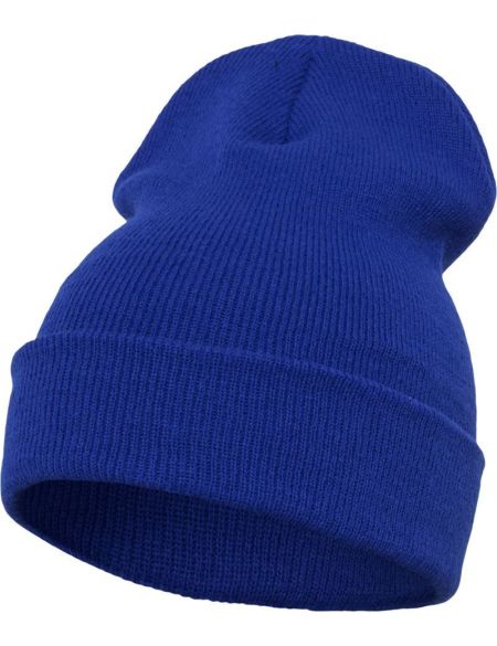 Mütze gestrickt lang Flexfit 1501KC Royal