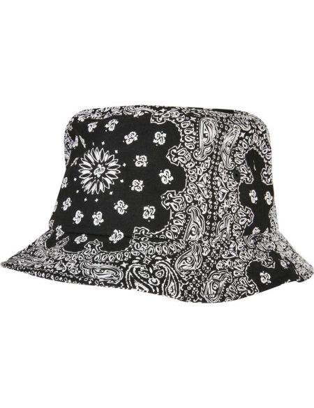 Hut Bandana Print Flexfit 5003BP schwarz/weiß