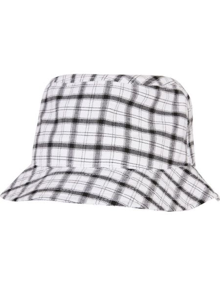 Mütze Check Flexfit 5003C weiß/grau
