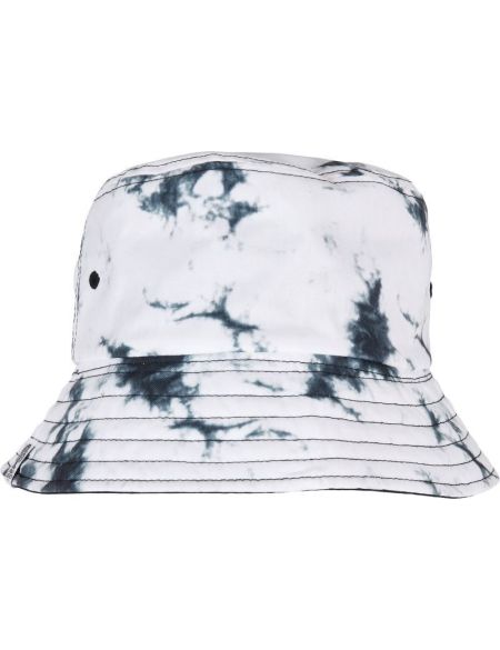 Fischerhut in Batikfarbe Flexfit 5003BD schwarz/weiß