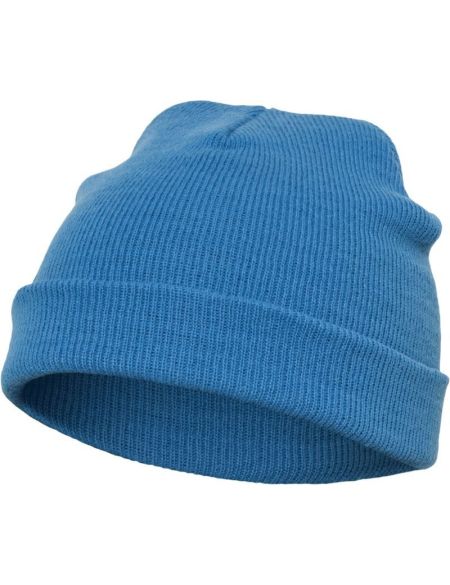 Strickmütze Flexfit 1500KC Carolinablau