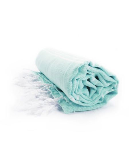 Das One Toweling Hamam Sultan mint/weißes Handtuch