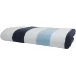 Das One Toweling Towel Stripe anthrazit/hellblau