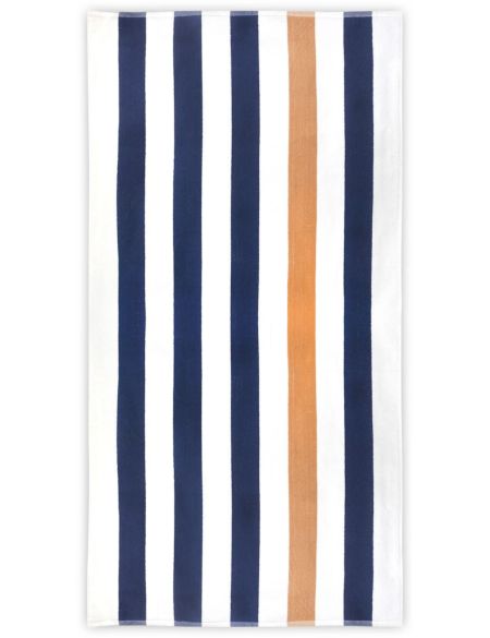 The One Toweling Towel Stripe Marine/Gold