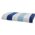 Das One Toweling Towel Stripe marineblau/hellblau